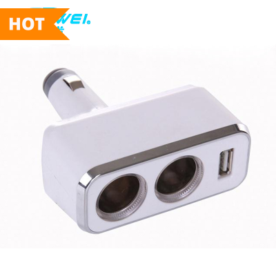 multiple 2 way intelligent car smart power cigarette lighter socket with 1A USB