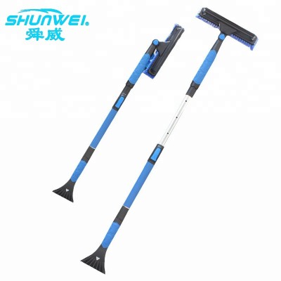 Promotion Small Ice Crusher Long Ice Scraper Car Snow Brush Plastic Ice Scraper