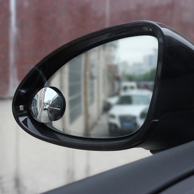 Plastic Chromed coated Circular convex Car Taxi Van outside car blind spot mirror