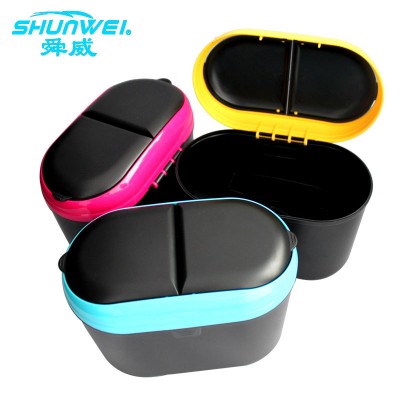 Shunwei ABS Small Size Car dustbin with ISO9001