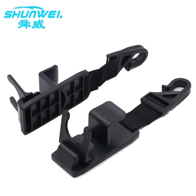 Strong and Durable Car Vehicle Seatback Headrest Hanger Holder Hook for Handbags Purses Coats and Grocery Bags