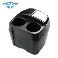 car large size clip on carpet armrest mount seat front garbage storage box dust bin trash can car storage box