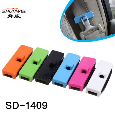 PC colorful car safety belt plastic hooks and clips