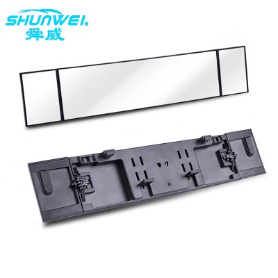 15.1" Universal Fit adjustable glass convex rear view mirror with side mirror